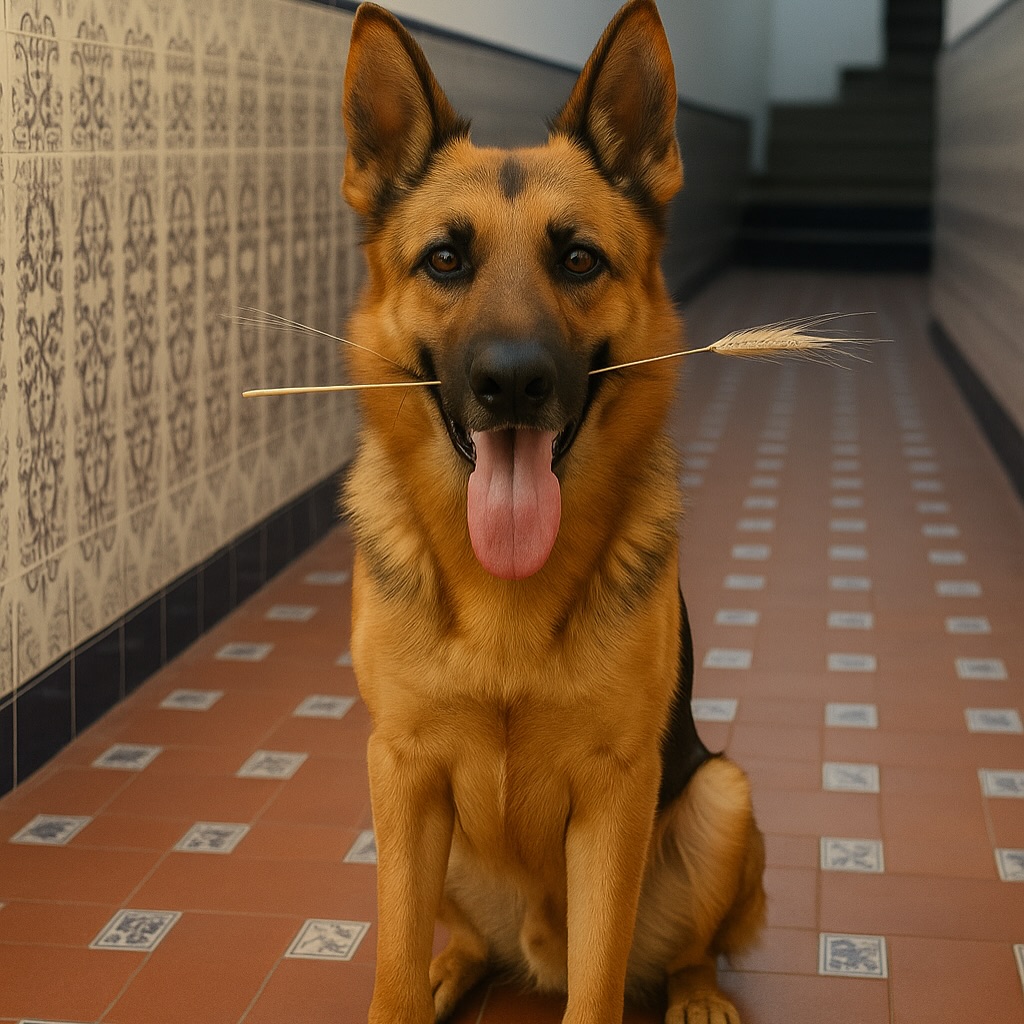 Perro pastor en una fotografía de DogtorMiau